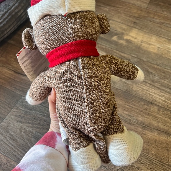 Monkey Town Christmas sock monkey - Picture 7 of 13